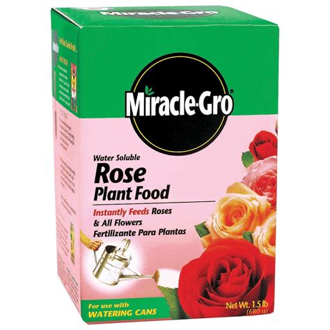 Miracle Grow 200022 Miracle Gro® Water Soluble Rose Plant Food 1 5 Lbs