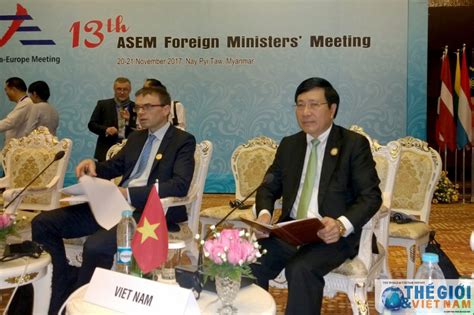 Vietnam Calls For Joint Actions In Asem To Cope With Challenges