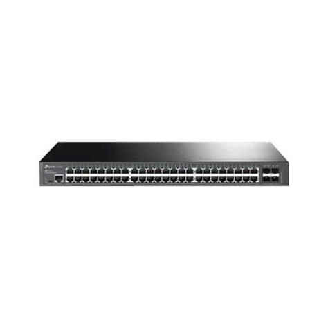 TP-Link Omada JetStream L2+ Managed Switch (48-Port PoE+ (740W) + 4x 1G SFP Uplinks) with 3-Year 24x7 Enterprise Support [DUAL-PSU] (TL-SG34-48P-4G-3YR-DUAL-PSU)