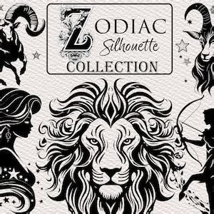 Zodiac Silhouette Signs PNG Collection, Astrology Signs Png, Zodiac ...