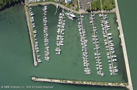 Port Dalhousie Pier Marina in St. Catharines, Ontario, Canada