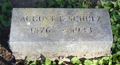 August Frederick Schulz Find A Grave Memorial