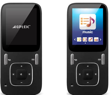 AGPtEK B03 8GB MP3 Lossless Sound 30 Hours Music Playback Music Digital