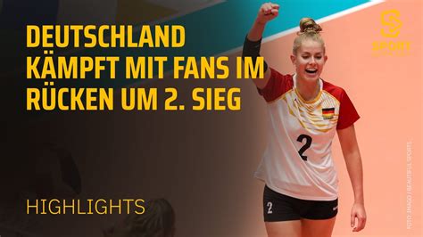 Aserbaidschan Deutschland Highlights Vorrunde Volleyball EM Der