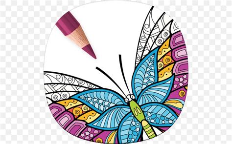 Adult Coloring Book Stress Relieving Patterns Mobile App Coloring