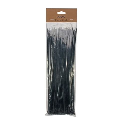 Cm Black Cable Ties Pack Of