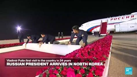 Russia S Putin Arrives In North Korea On Visit To Deepen Ties