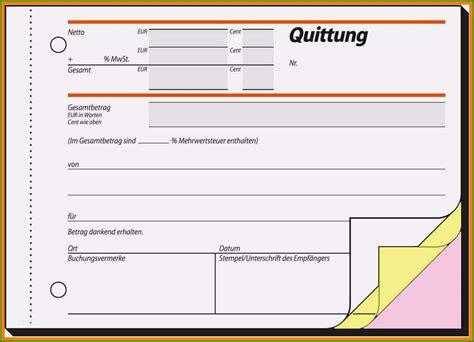 Gro Artig Quittung Vorlage Ohne Mehrwertsteuer Sie Kennen M Ssen