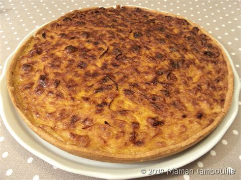 Tarte à l oignon LA RECETTE INCONTOURNABLE Maman Tambouille