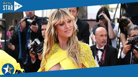 Festival De Cannes Heidi Klum Ose Une Tenue Ultra Ouverte Et