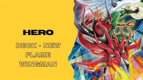 Elemental Hero Flame Wingman Yugioh Gx Zerochan