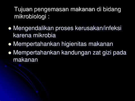 PPT MIKROORGANISME DALAM PENGEMAS ASEPTIK PENGENDALIAN MUTU