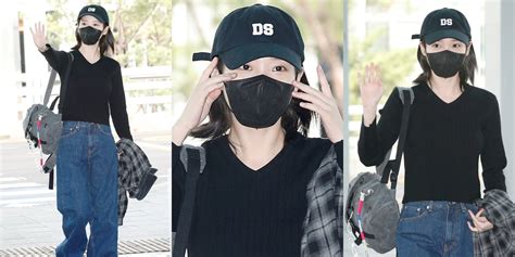 10 Potret IU At Incheon Airport Ready To Fly To Indonesia To Greet