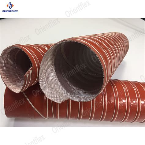 High Heat Fabric Flexible High Temperature Neoprene Silicone Duct Hose