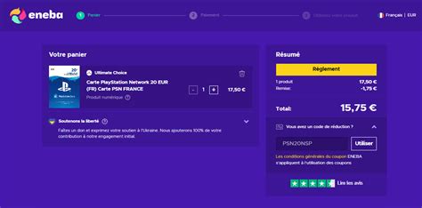 Carte Psn 20€ à Seulement 17 € Loffre Eneba à Ne Pas Manquer Pour