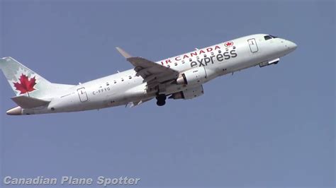 Air Canada Express Erj 175 Takeoff From Ottawa Intl Airport Youtube