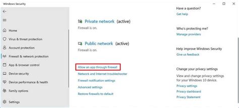 How To Allow Apps Through Firewall On Windows 10 Pureinfotech