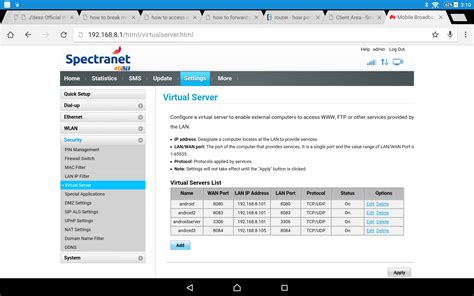 router - how port forwarding in Huawei CPE B310 - Super User