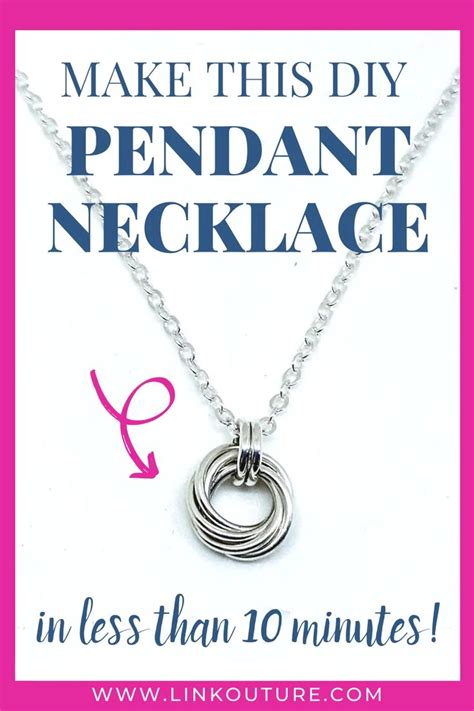 How To Make A Spiral Pendant Necklace That You Can Whip Up In Under