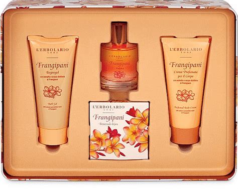 LErbolario Frangipani Набор perfume 50ml sh gel 100ml b cr