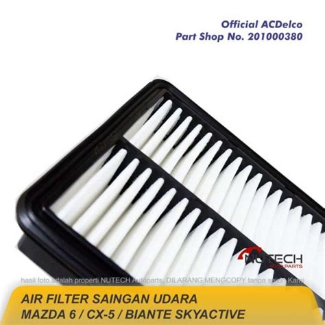 Jual Air Filter Saringan Udara Mazda 6 Cx 5 Biante Skyactive Acdelco