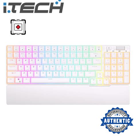 RK Royal Kludge RK Tri Mode Hot Swappable RGB Mechanical Keyboard White Red Lazada PH