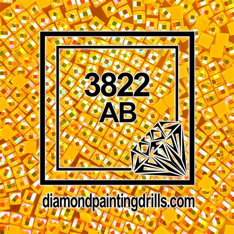 DMC 3822 Straw - Light - Square AB - Diamond Painting Drills