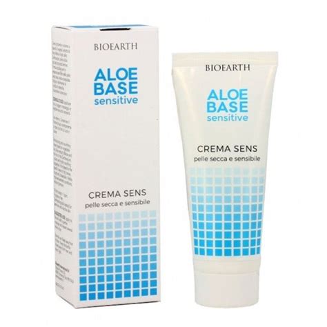 Bioearth Aloe Base Sensitive Crema Sens Bio Boutique La Rosa Canina