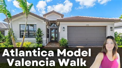 NEW CONSTRUCTION HOME TOUR IN FLORIDA ATLANTICA MODEL VALENCIA WALK