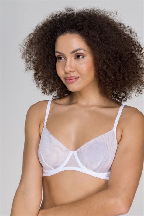 Sutiã de Tule Aro Star Branco Jescri Lingerie de qualidade e