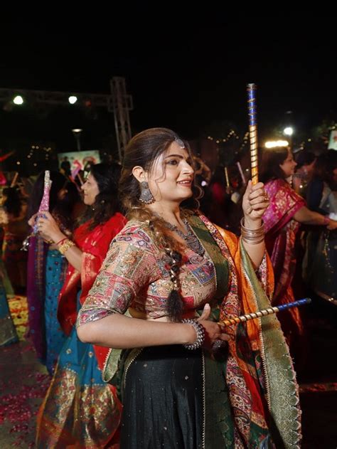 Bhajans Kept Resonating In Temples Dandiya Dance In Navratri Raas