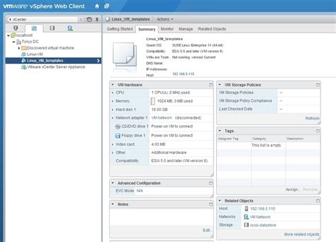 Create Virtual Machine Template VMware ESXi