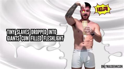 Tiny Slaves Dropped Into Giants Cum Filled Fleshlight Pornhub Gay