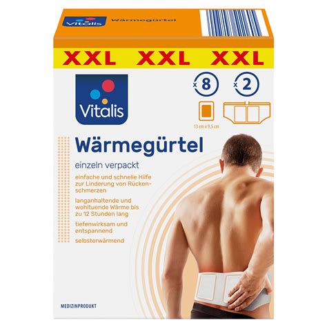 Vitalis Wärmegürtel mit Wärmepads ALDI ONLINESHOP