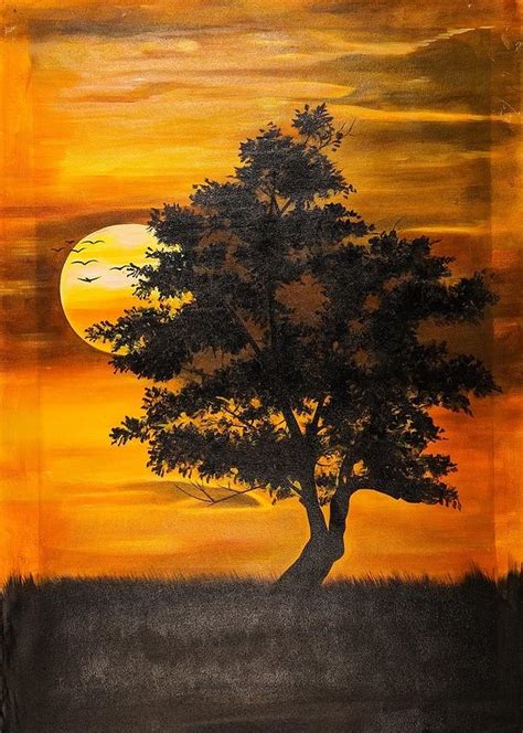 Beautiful Sunset Painting - Painters Legend