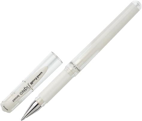 Uni Ball Um Signo Broad Point Gel Pen White By Uni Ball Pack