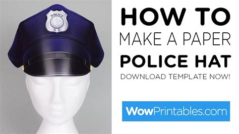 Police Hat Template