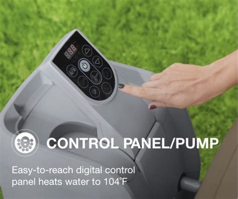 SaluSpa Palm Springs AirJet Inflatable Hot Tub Spa Person