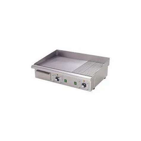 Stainless Steel Electric Hot Plate With Griddle Size X X Mm At In Jaipur