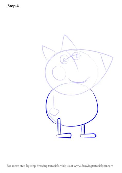 Learn How to Draw Freddy Fox from Peppa Pig (Peppa Pig) Step by Step ...