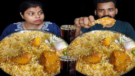 Chicken Biryani With Chicken Kosha Eating Challenge Chicken Biryani