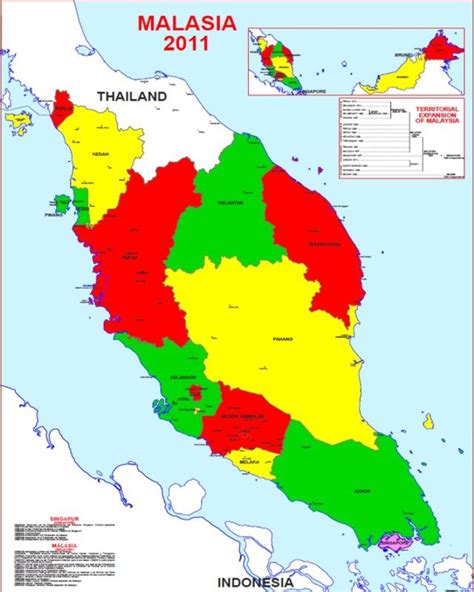 Hisatlas - Map of the Malay Peninsula 2011