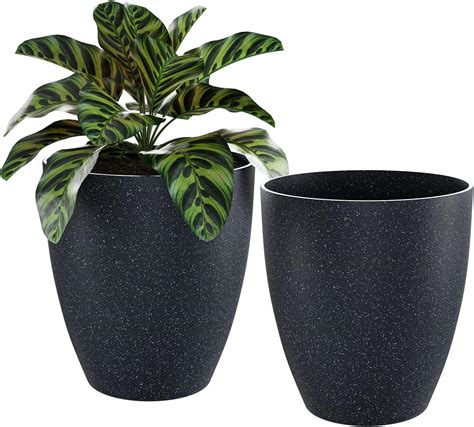 Amazon EBaokuup 6 5 Inch Retro Plant Pots Set 6 Pcs Vintage