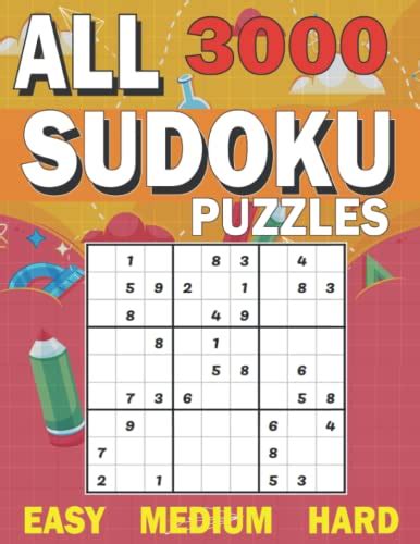 All Hard Sudoku Puzzles Sudoku Puzzle Book For Adults With Full