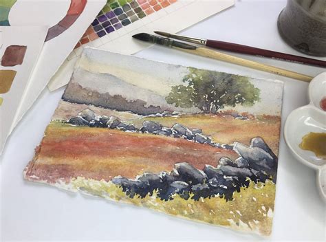 Online Watercolor Course Autumn In New England With Artist Erica