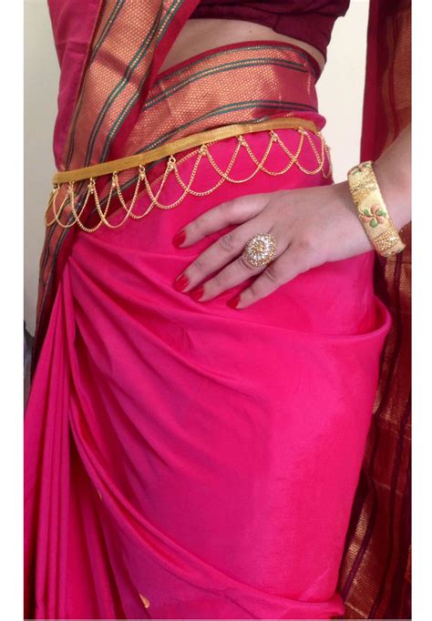 Kamarband Tagdiwaist Chain Women Saree With Belt Waist Chain