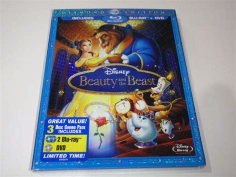 Beauty And The Beast Bluray Dvd D Diamond Edition Disney