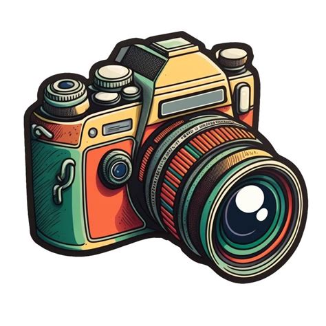 Camera Sticker Cartoon Camera Sticker Camera Cute Camera - Etsy in 2023 ...