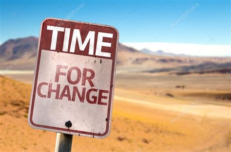 Time For Change Sign — Stock Photo © Gustavofrazao 59675045