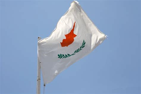 Cypriot Flag Stock Image Image Of Island Flagpole Wind